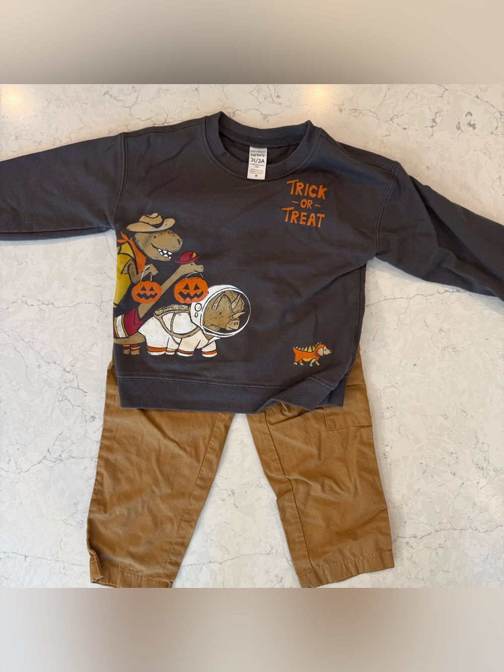 Trick or Treat! Cute 3T boys Halloween/Fall outfits!